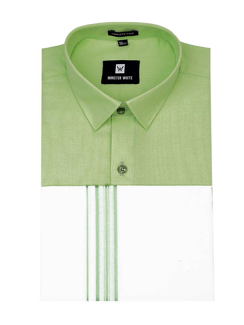 Light Green Shirt with Dhoti Combo Luster_SH10