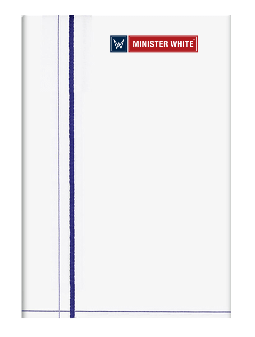 Mens Cotton White Double Layered Small Border Dhoti Gulbarga