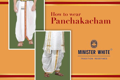 How to wear Panchakacham