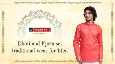 Dhoti and Kurta set traditional wear for Men