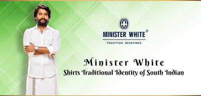 Minister White Shirts Traditional Identity of South Indian