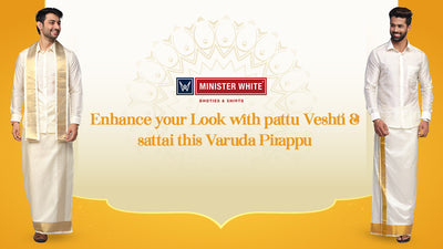 Enhance your Look with Pattu Veshti & Sattai this Varuda Pirappu