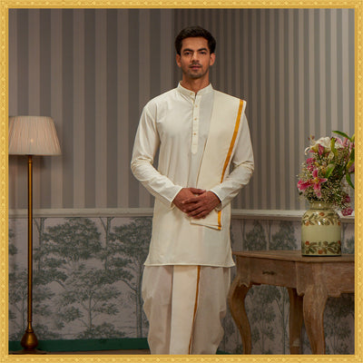 Minister White's Kurta Combo collection