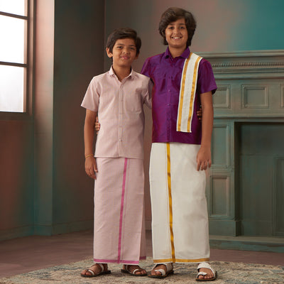 Kids Shirt and Dhoti Combo