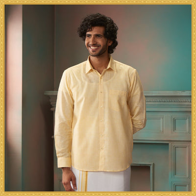 Minister White's Cotton Linen Color Shirts Collection