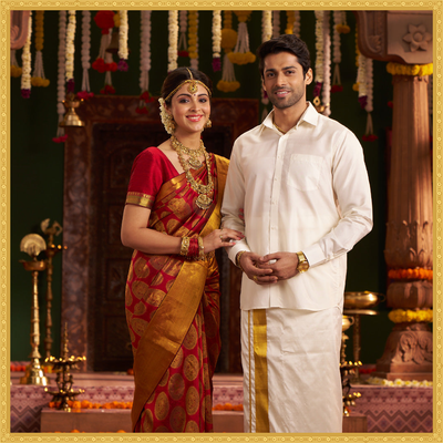 Minister White's Premium Wedding Silk Combo Collection