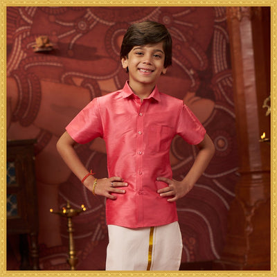 Minister White Kids Shirts Collection