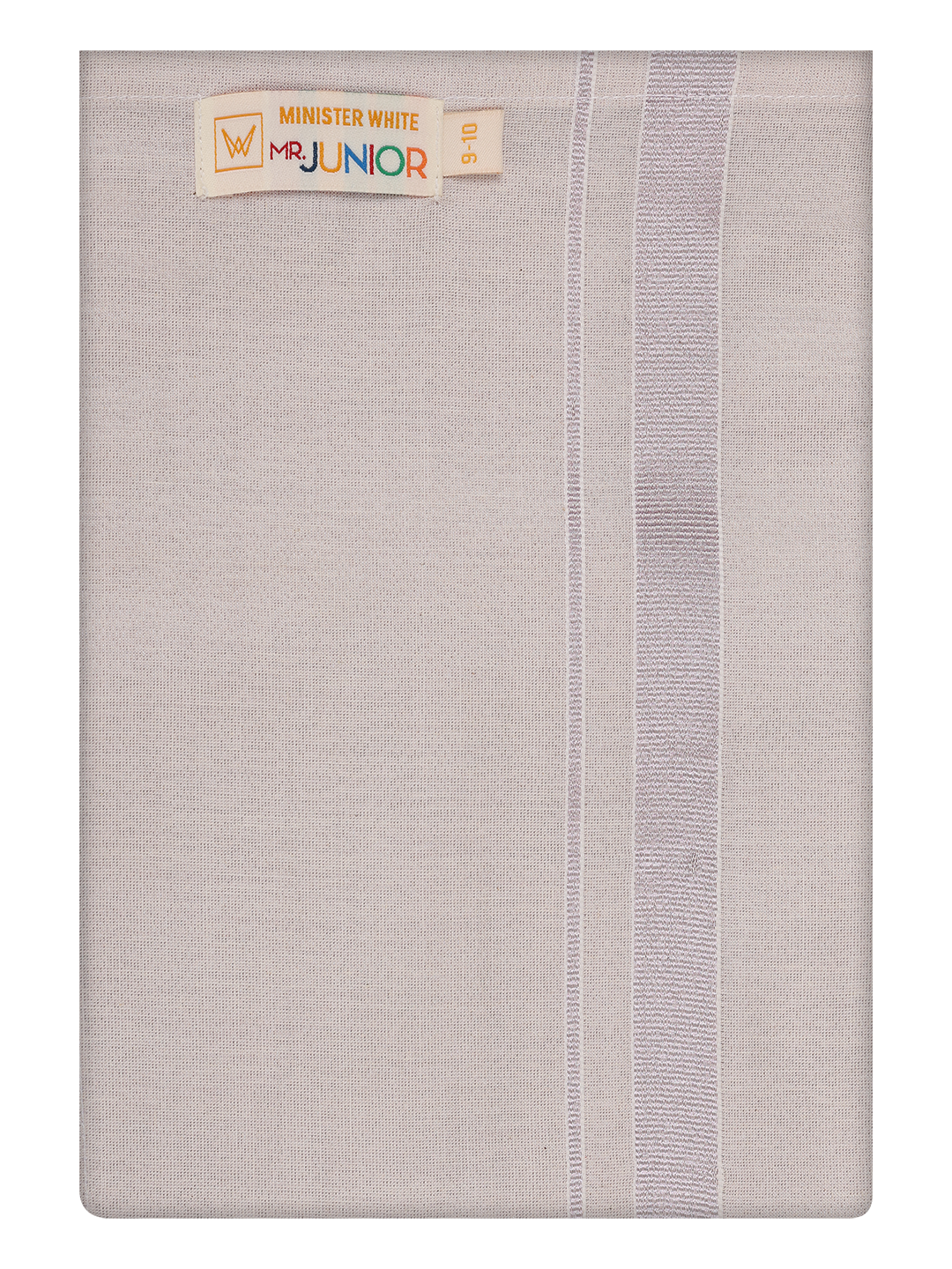 Boys Tissue Light Rose Colour Dhoti by Minister White