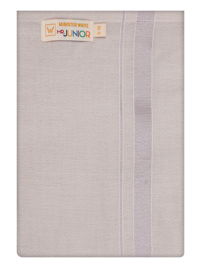 Boys Tissue Light Rose Colour Dhoti by Minister White