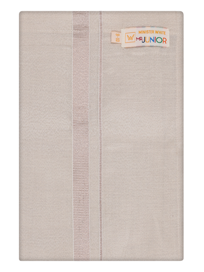 Boys Tissue Almond Colour Dhoti by Minister White