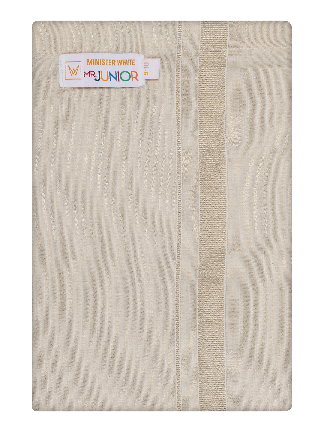 Boys Tissue Beige Colour Dhoti by Minister White