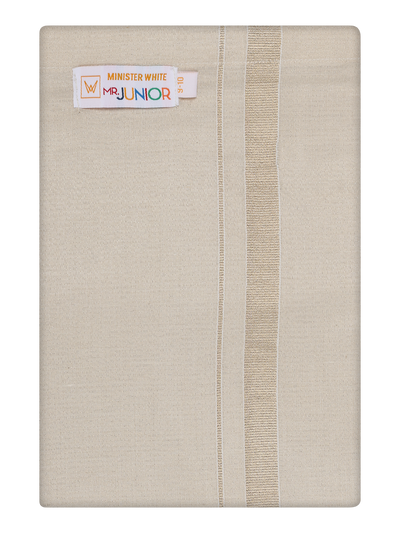 Boys Tissue Beige Colour Dhoti by Minister White