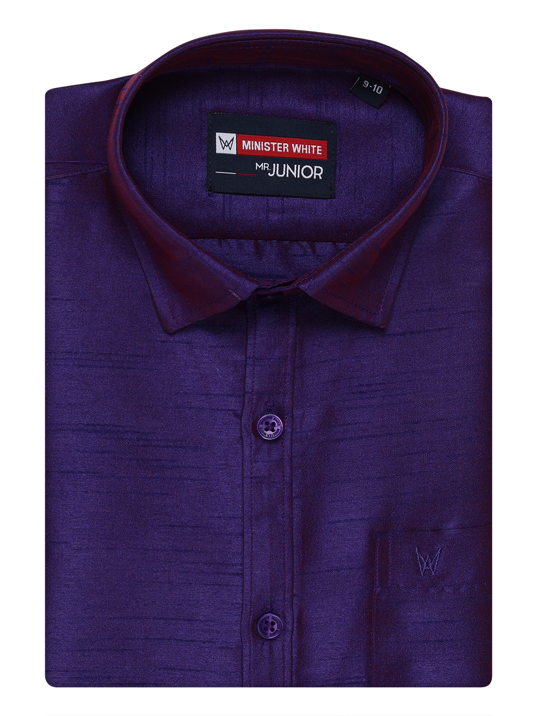 Boys Dark Blue Colour Half Sleeves Shirt Intense Boy by Minister White