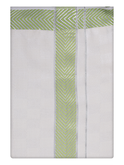 Men's Cotton Airtex Matching Border Dhoti Combo Nector