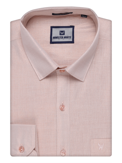 Mens Copper Color Tissue Shirt by Minister White