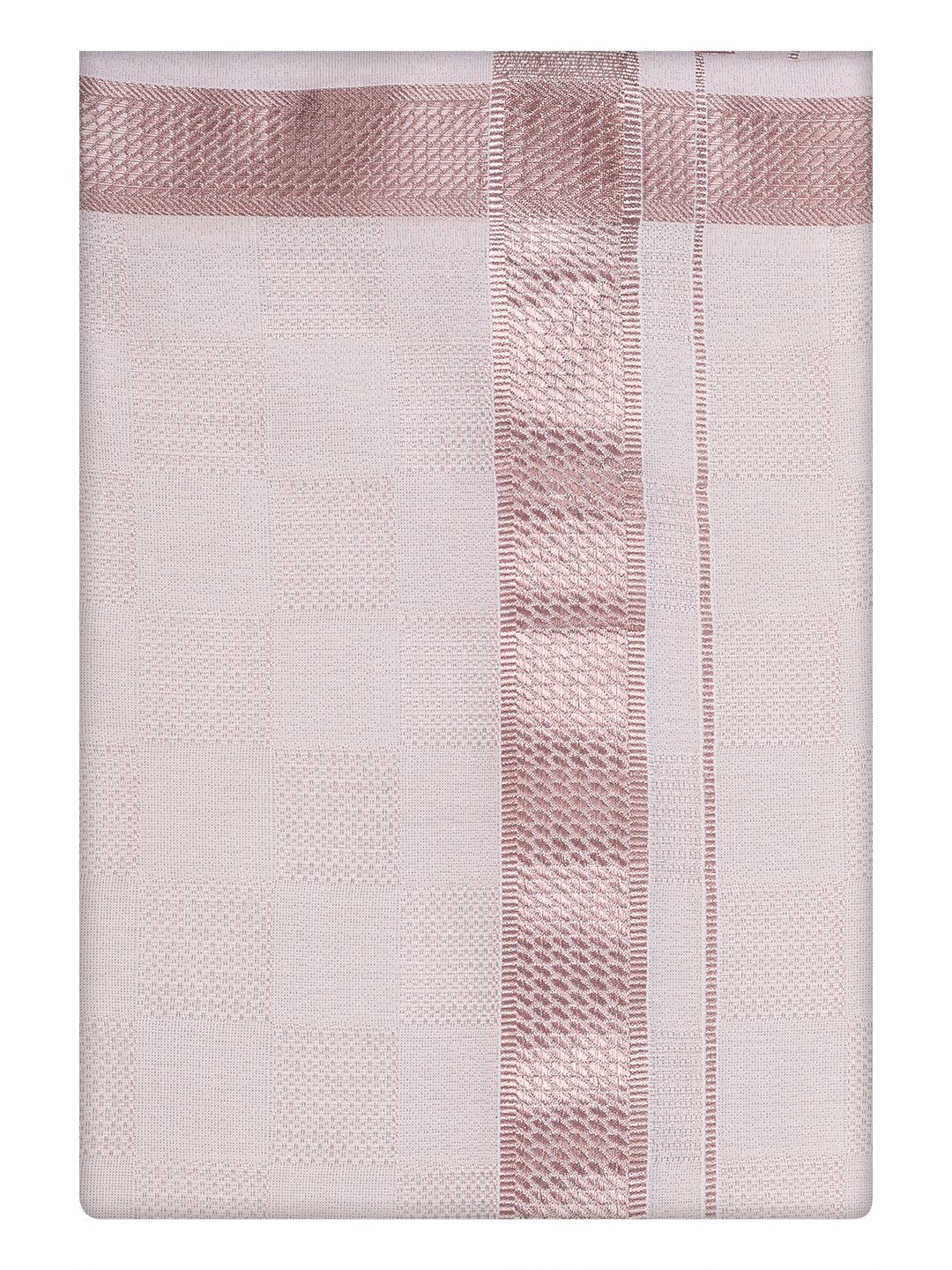 Mens Almond Tissue Dhoti by Minister White