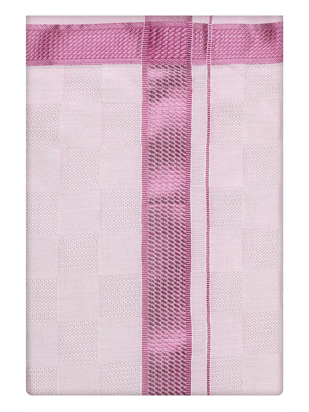 Mens Rose Tissue Dhoti by Minister White