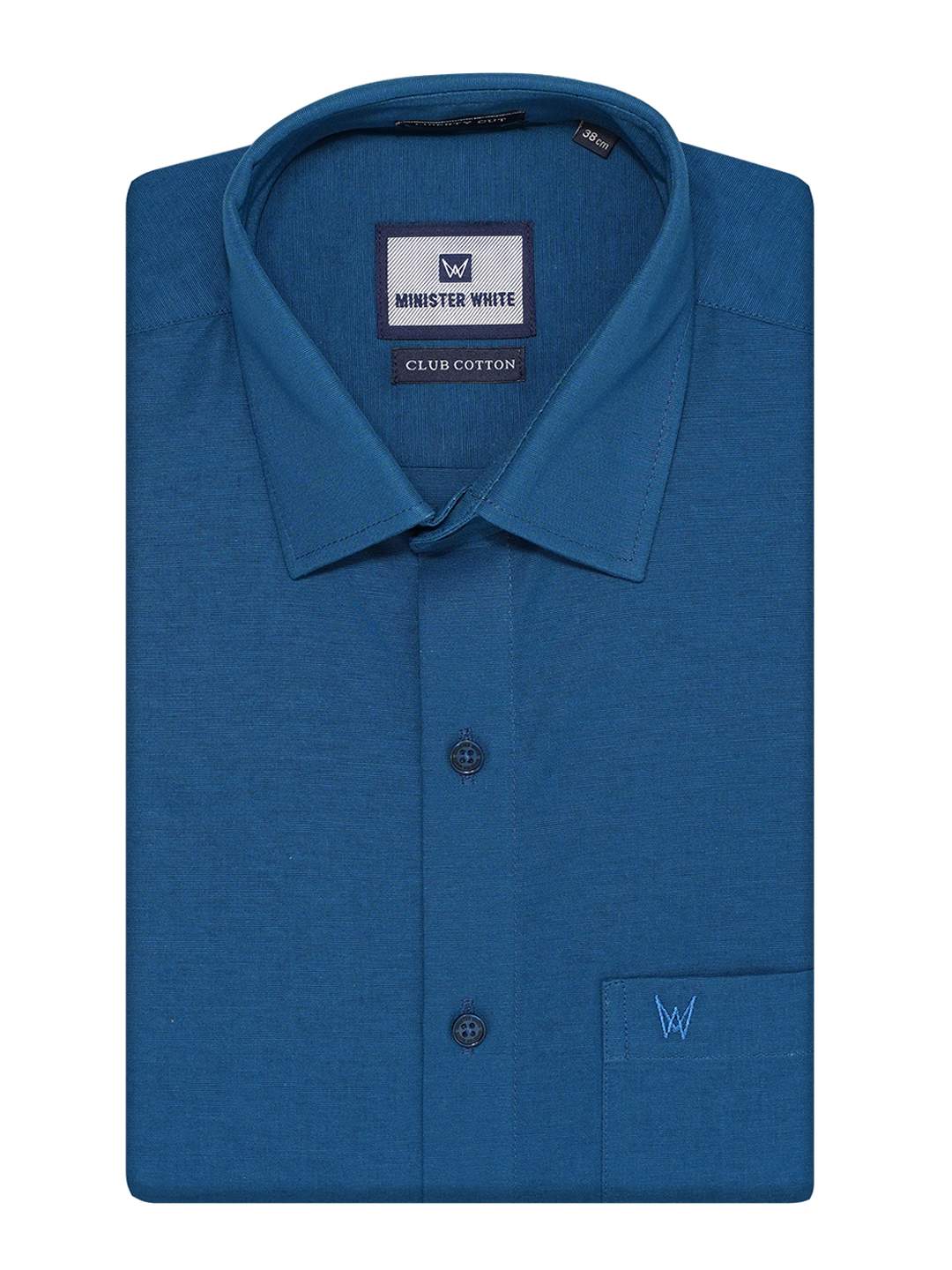 Dark Blue Club Cotton Shirt. Liberty Cut_SH18