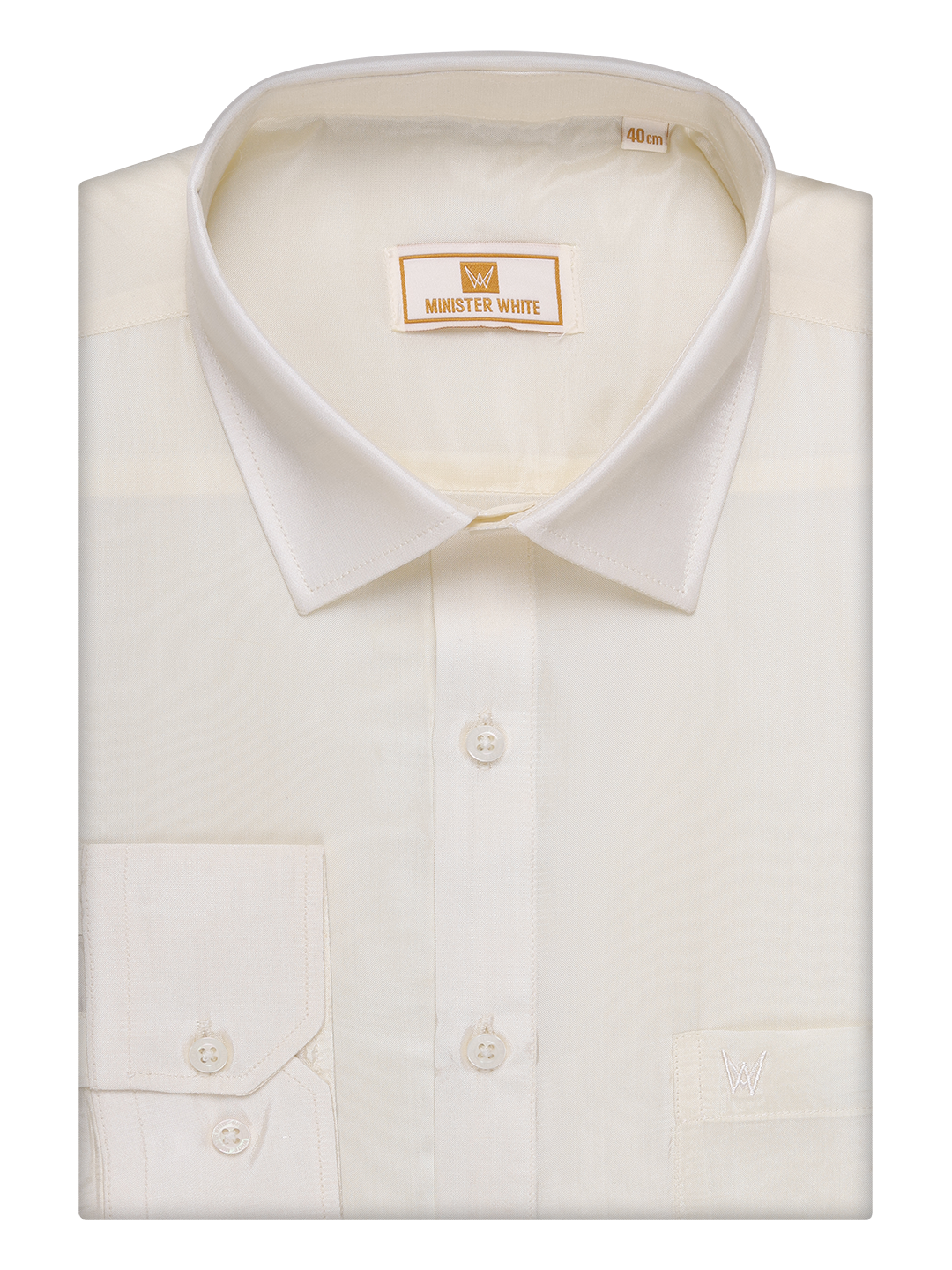 Mens Art Silk Cream Full Sleeves Shirt Finesse
