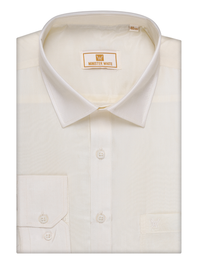 Mens Art Silk Cream Full Sleeves Shirt Finesse