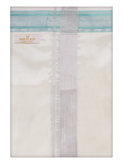 Men's Fancy Jari Border Flexi Dhoti Finesse