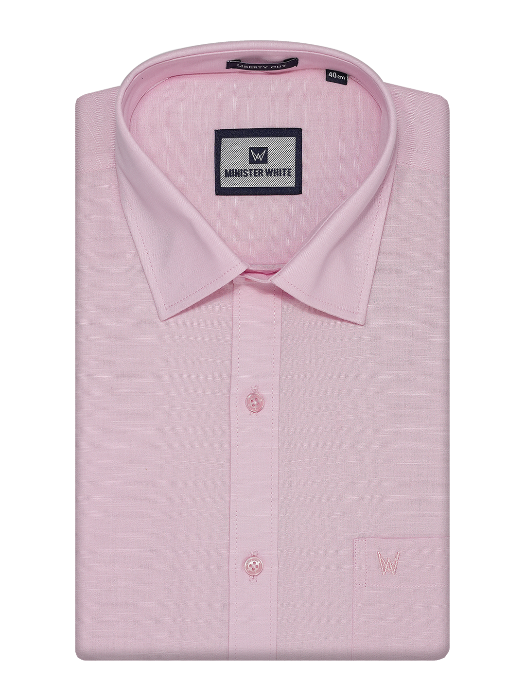 Light Pink Linen Shirt. Liberty Cut. Azuro Linen_SH05