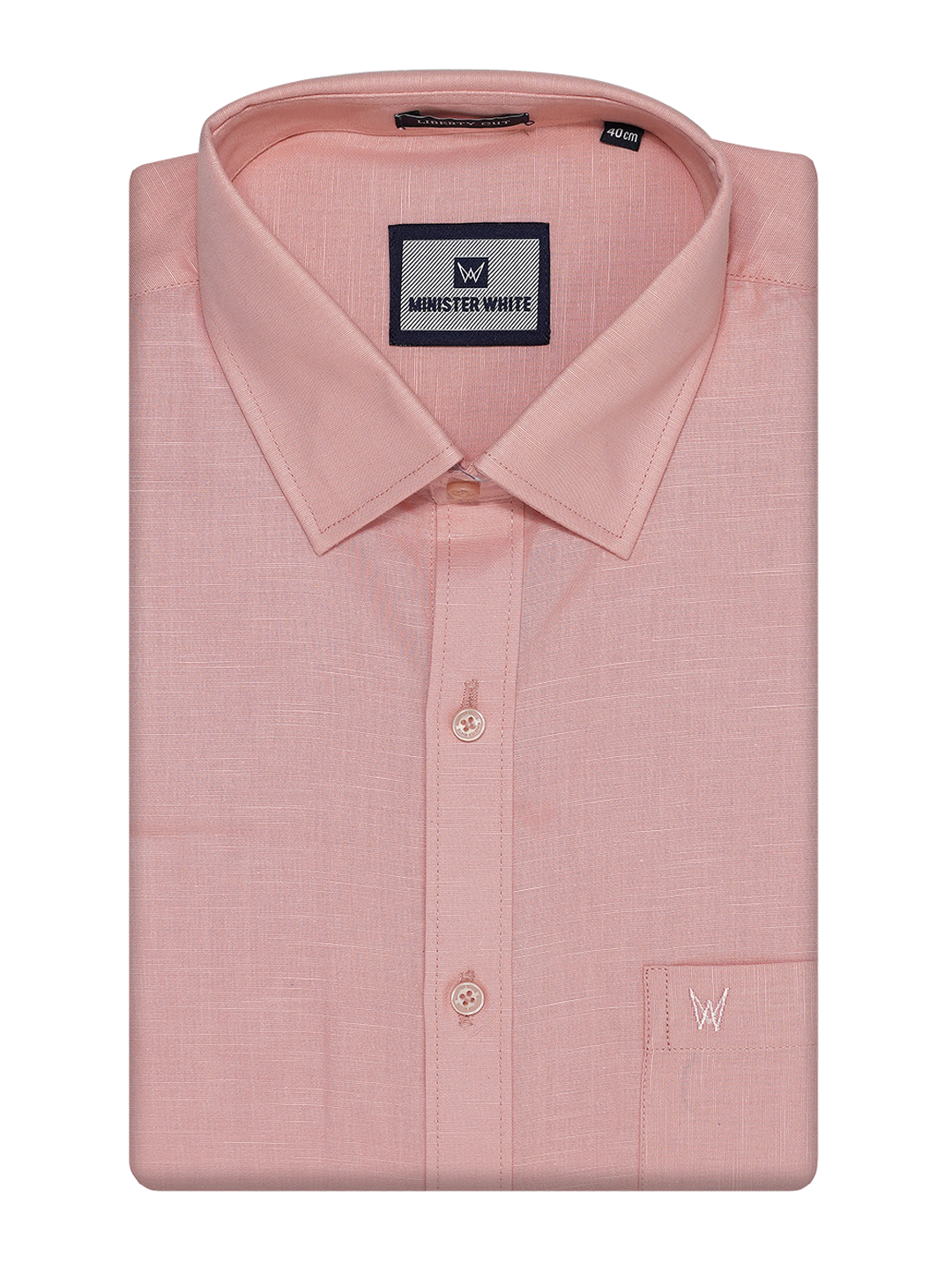 Pink Linen Shirt. Liberty Cut. Azuro Linen_SH06
