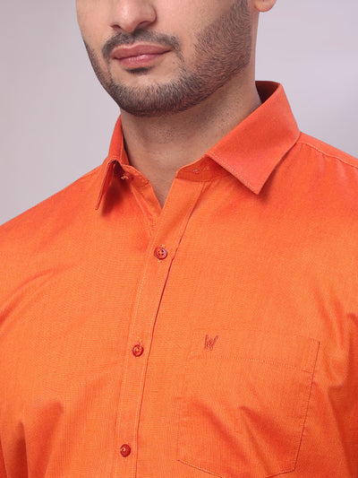 Men's Cotton Brick Shirt Nector close view