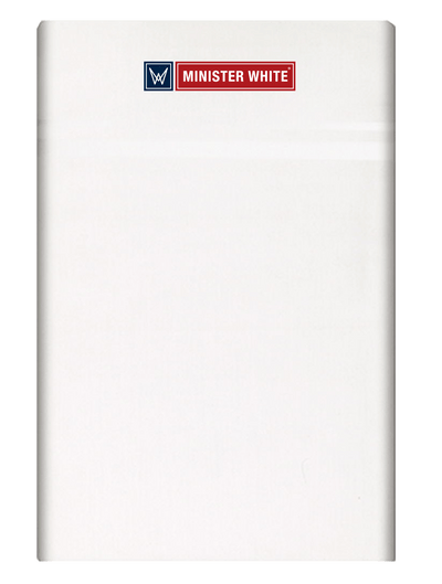 Mens Cotton White Single Layered Small Border Dhoti - Birbal by Minister White