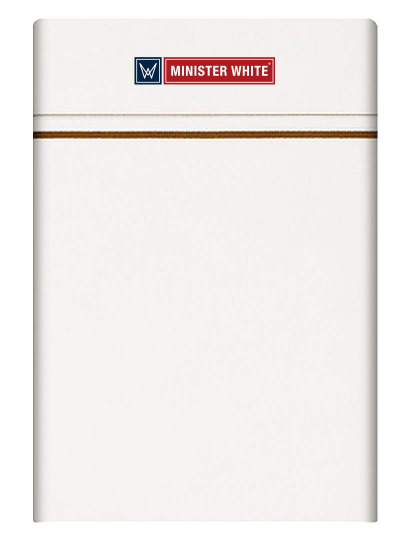 Mens Cotton White Single Layered Small Border Dhoti - Cherish by Minister White