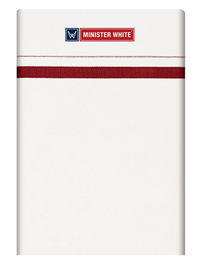 Mens Cotton White Single Layered with Big Border Dhoti - Command by Minister White