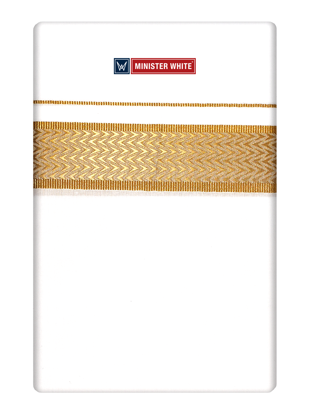 White Jari & Mayilkan Dhoti - Saffron Gold 02_White