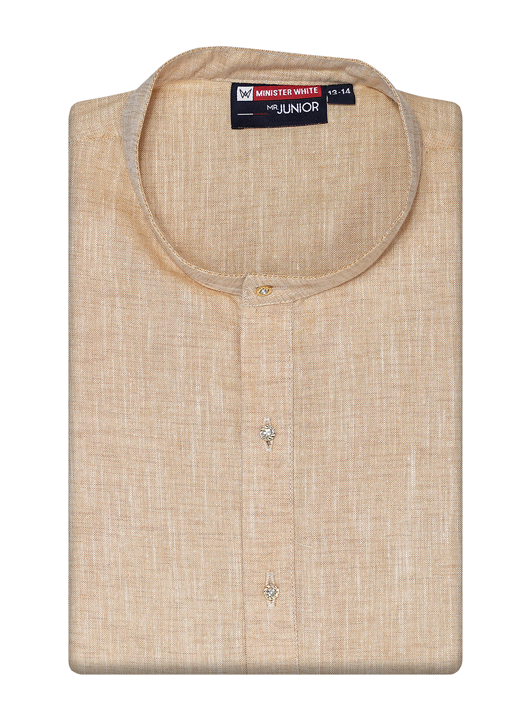 Boys Cotton Sandal Full Sleeves Kurta Selective Boy by Minister White