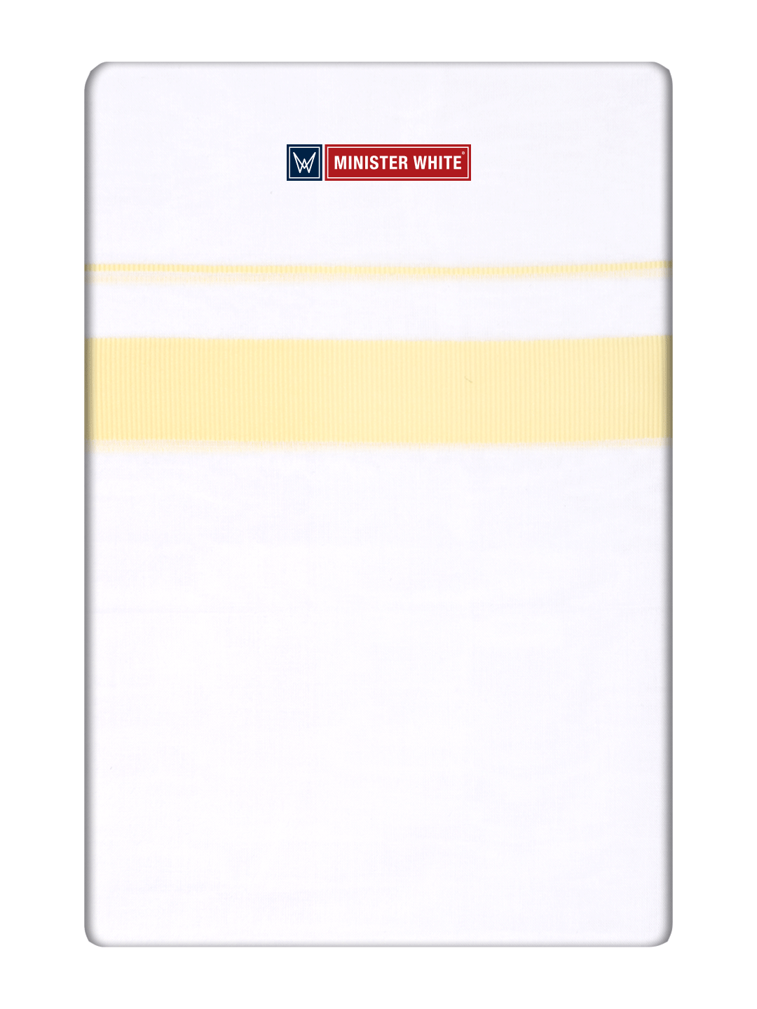 Regular Fancy Kara White Dhoti - Palakadan Light Yellow_White