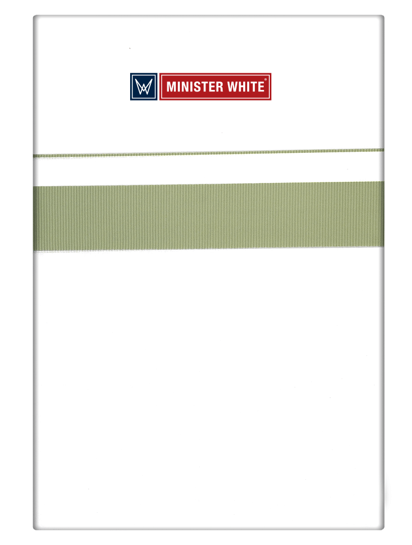 Regular Fancy Kara White Dhoti - Palakadan Leaf Green_White