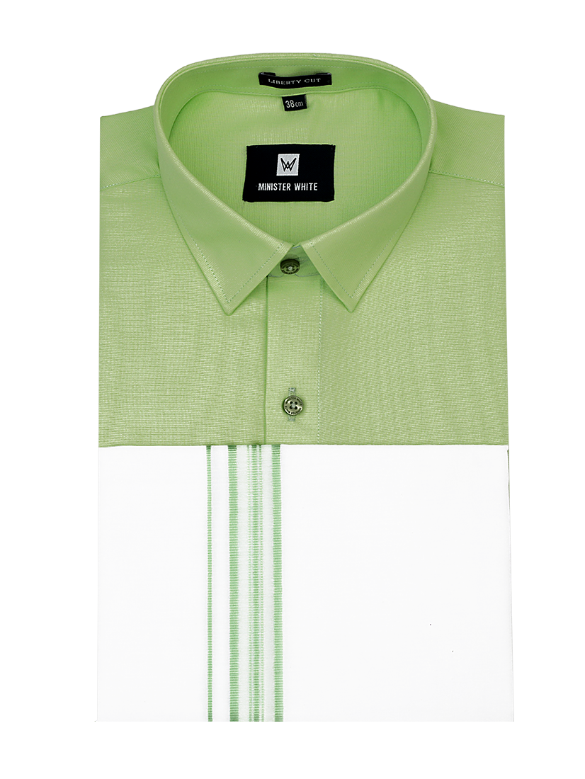 Light Green Shirt with Dhoti Combo - Luster_SH10