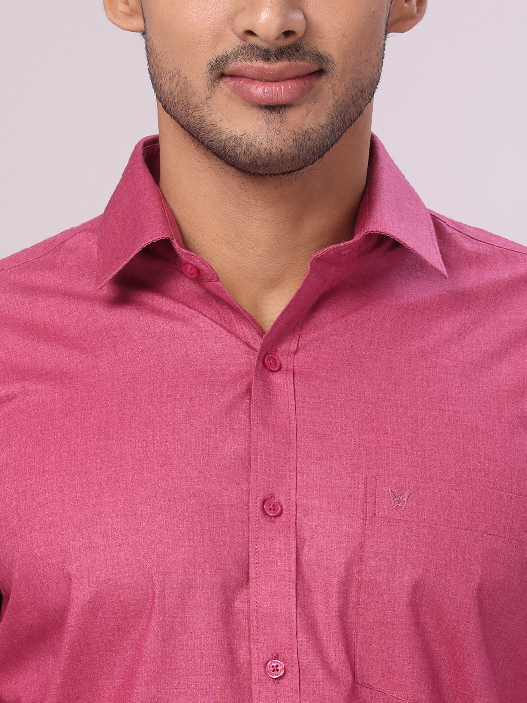 Men's Pink Shirt Casper close view 