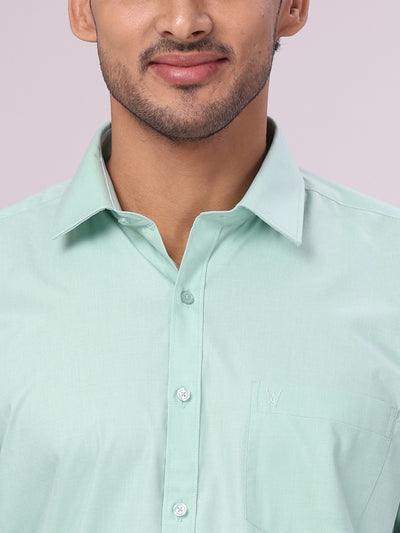 Men's See Green Shirt Casper close view