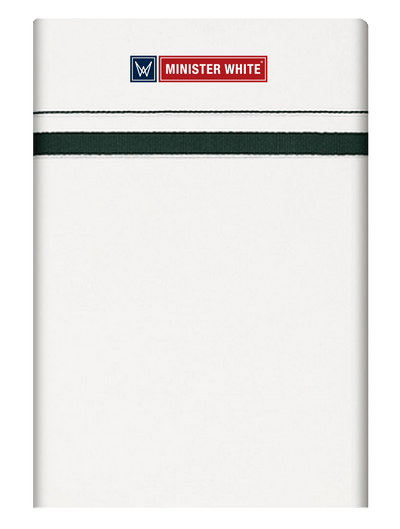 Mens Cotton White Single Layered with Big Border Dhoti - Fantasy by Minister White