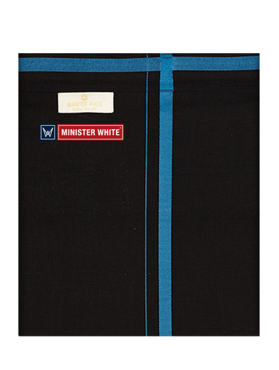 Mens Cotton White Colour Single Layered with Gold Jari Flexi Dhoti - Gurudutt Sgl by Minister White
