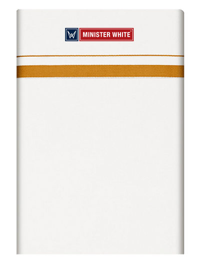 Mens Cotton White Single Layered with Big Border Dhoti - Harmony by Minister White