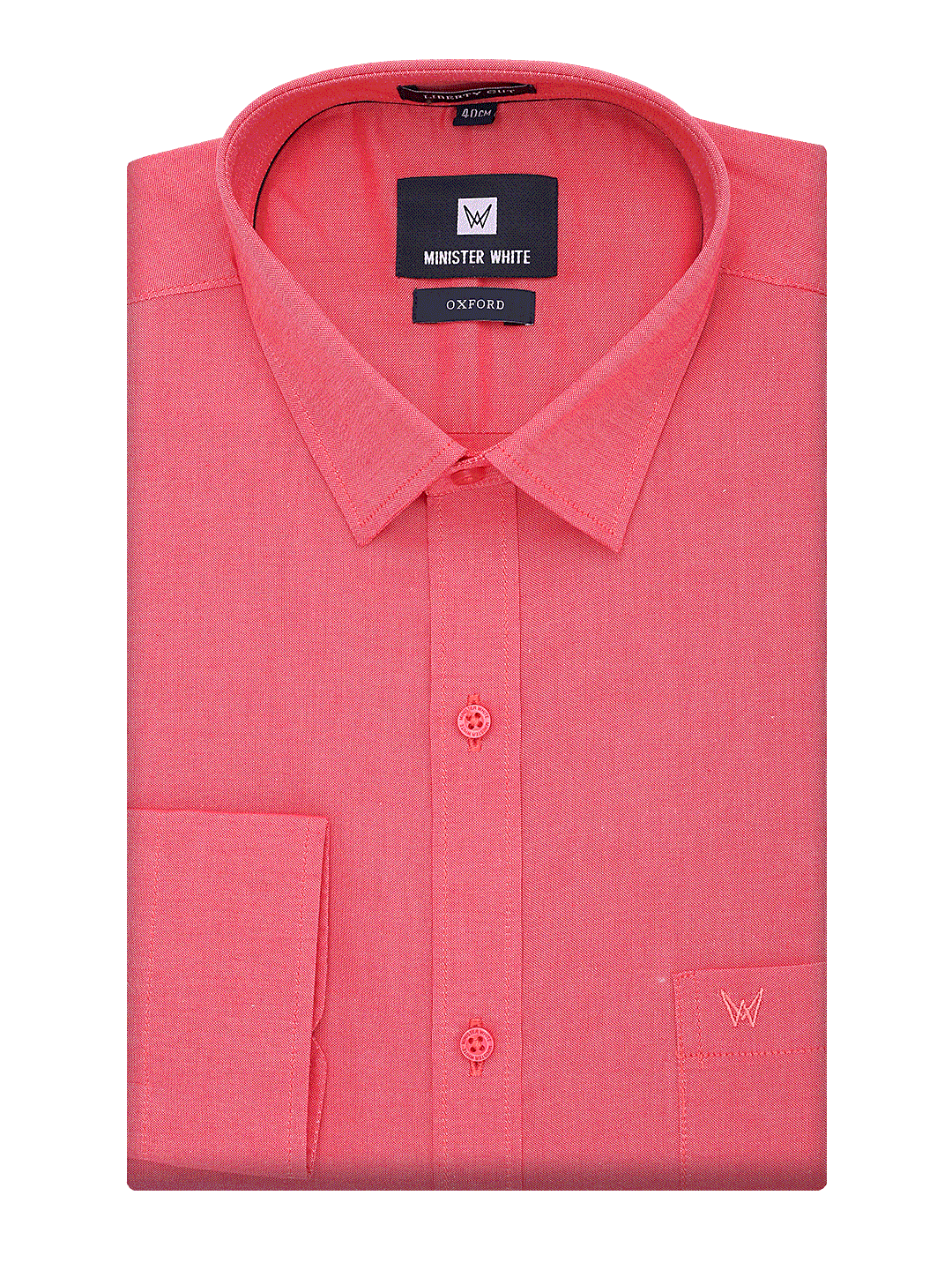 Mens Cotton Regular Fit Red Colour Shirt Oxford