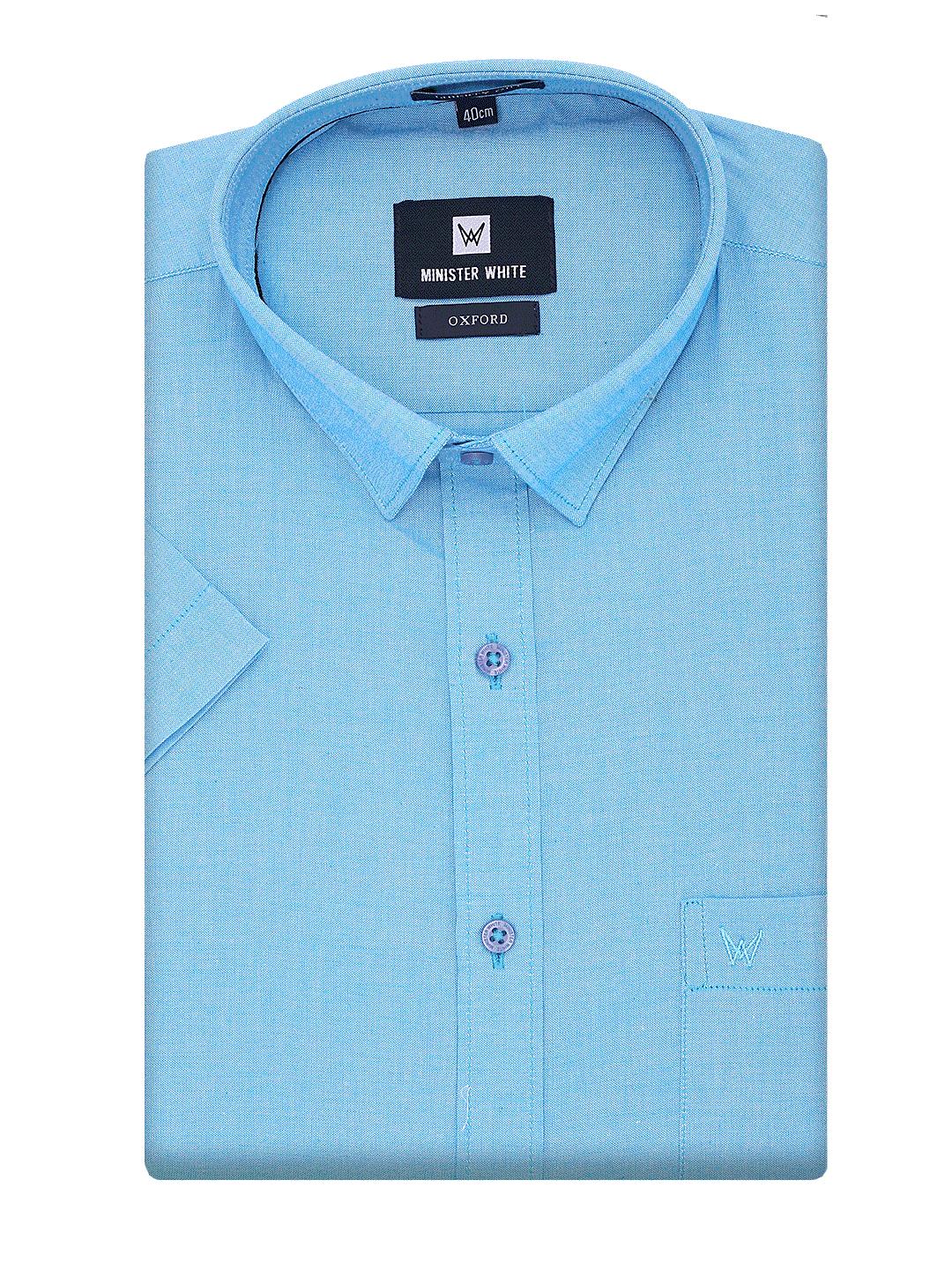 Aqua Blue Shirt. Regular Fit. Liberty Cut - Oxford_A 08