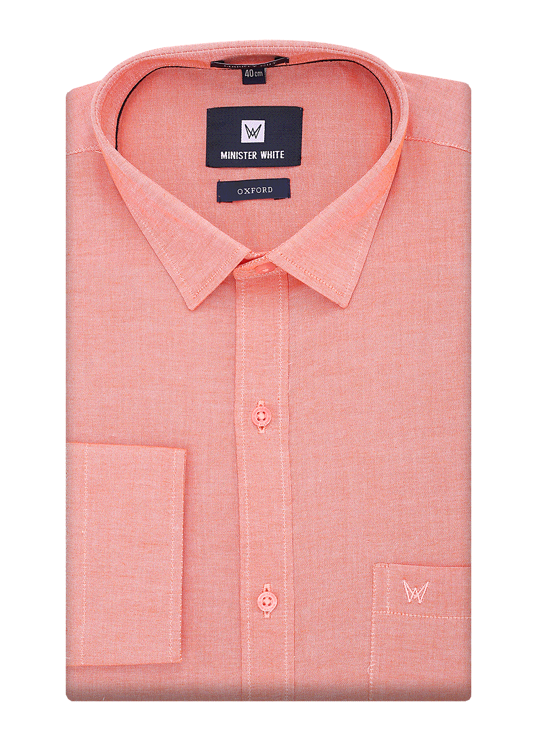 L Peach Shirt. Regular Fit. Liberty Cut - Oxford_A 11