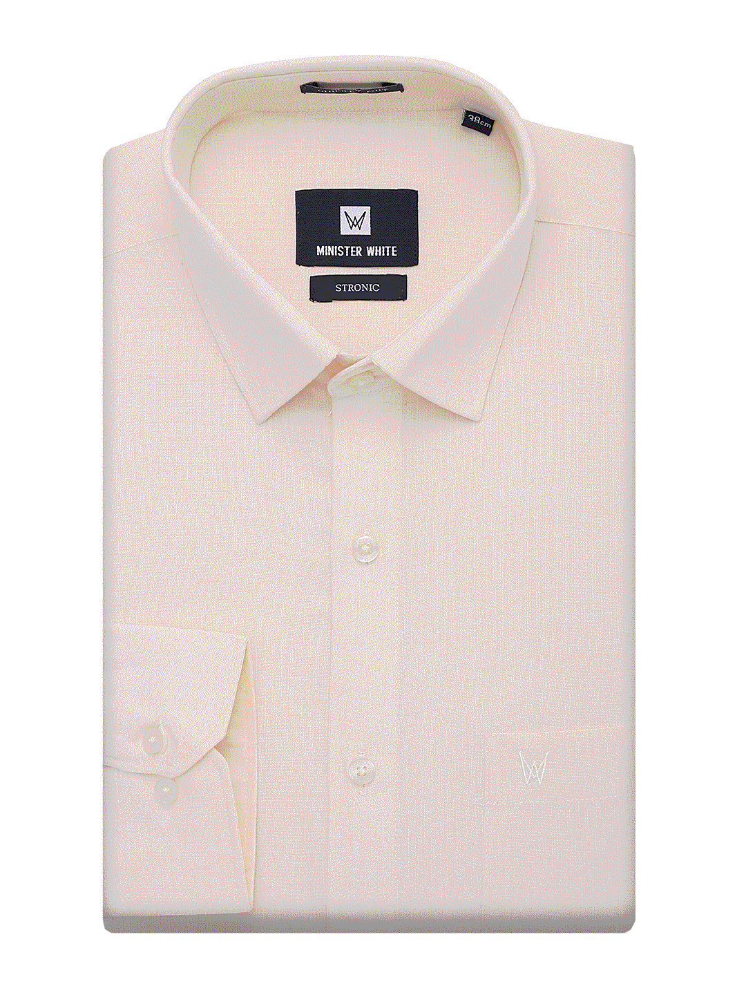 Mens Cotton Regular Fit Sandal Shirt Stronic by Minister White