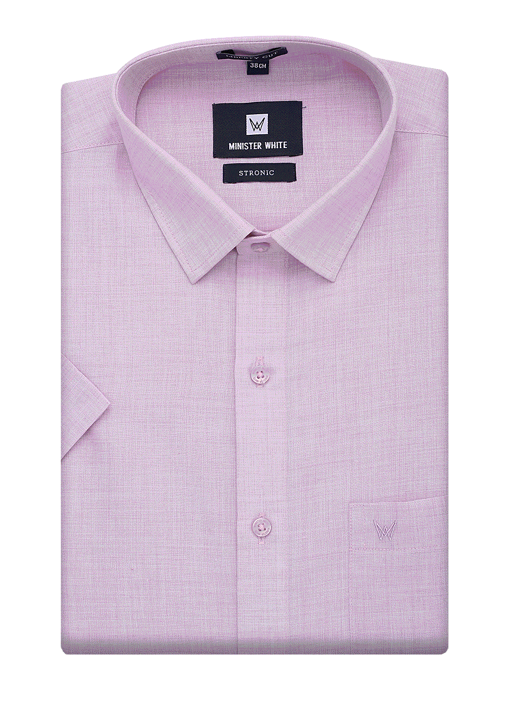Mens Cotton Regular Fit Lilac Purple Colour Shirt Stronic