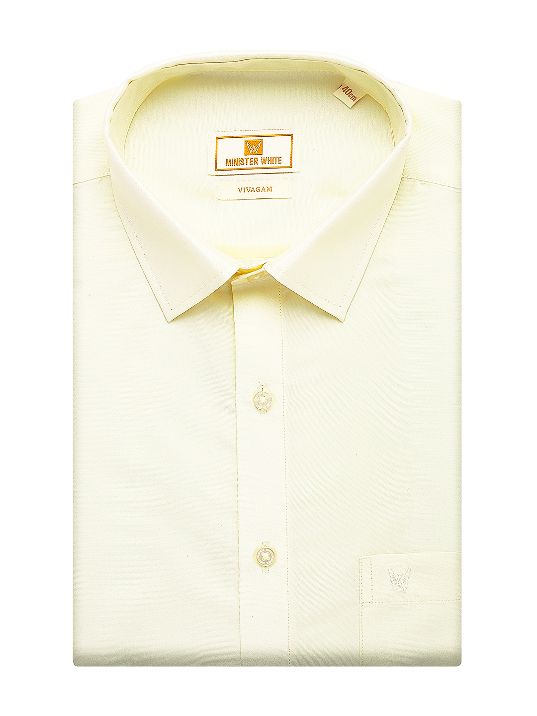 Mens Art Silk Cream Wedding Shirt Vivagam by Minister White