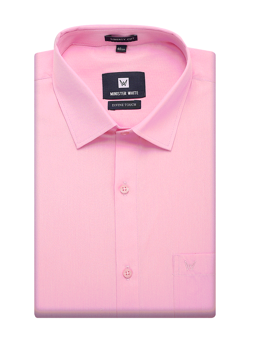 Mens Cotton Regular Fit Pink Colour Shirt Divine Touch