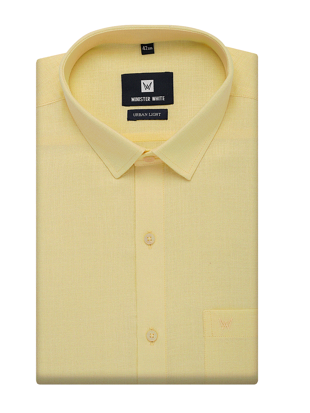 Mens Cotton Regular Fit Yellow Colour Shirt Urban Light