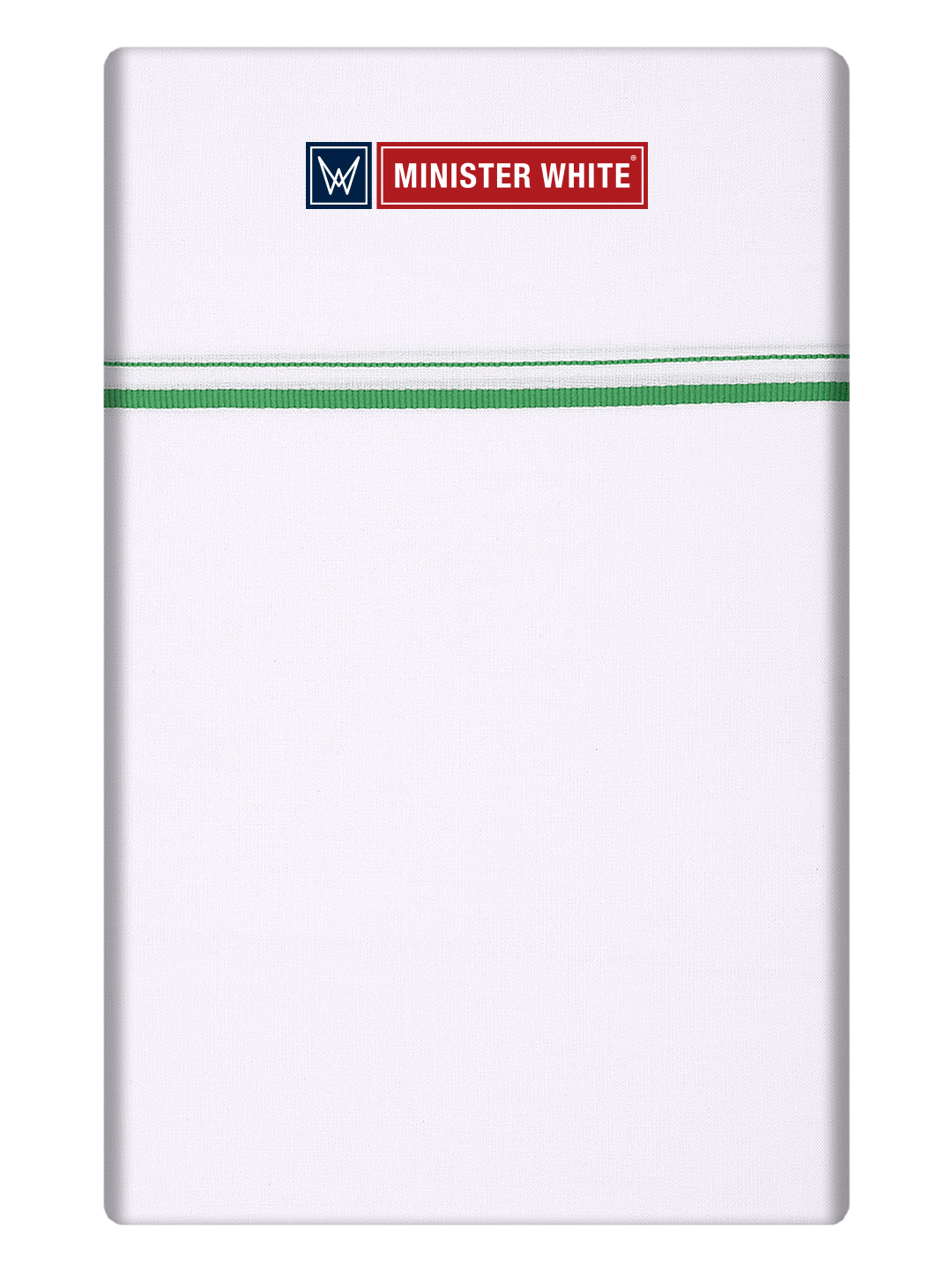 Mens Cotton White Single Layered Small Border Dhoti - Linth